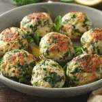 Turkey, Spinach & Cheese Meatballs