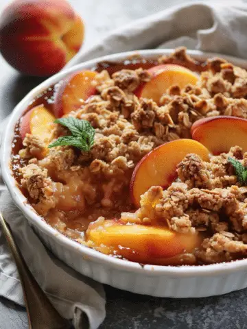 Classic Peach Crisp