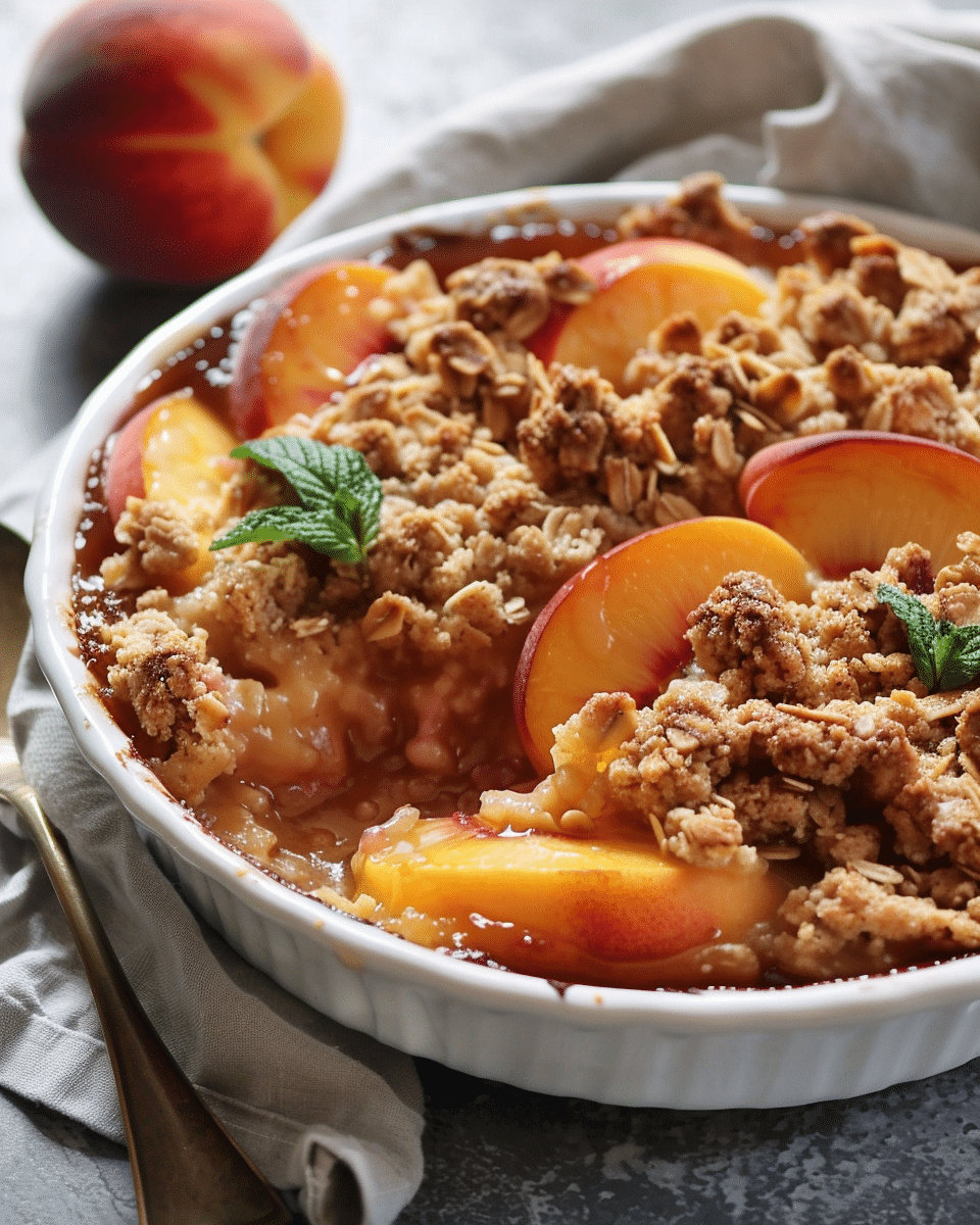 Classic Peach Crisp