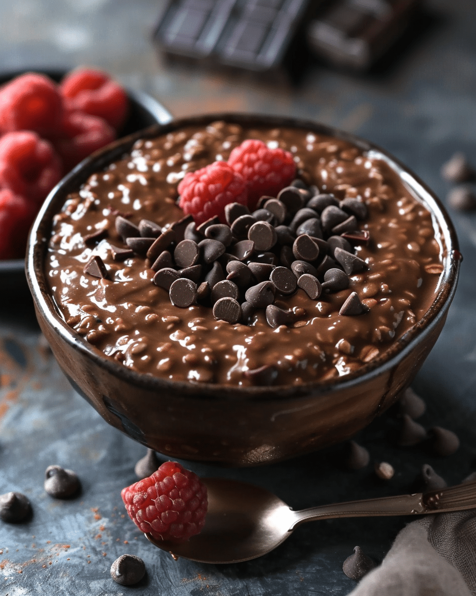 Creamy Chocolate Lovers Oatmeal