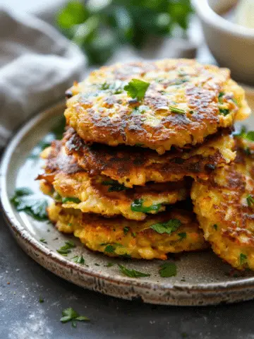 Crispy Chickpea Fritters