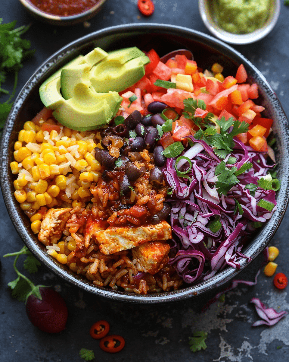 Vegetarian BBQ Burrito Bowl